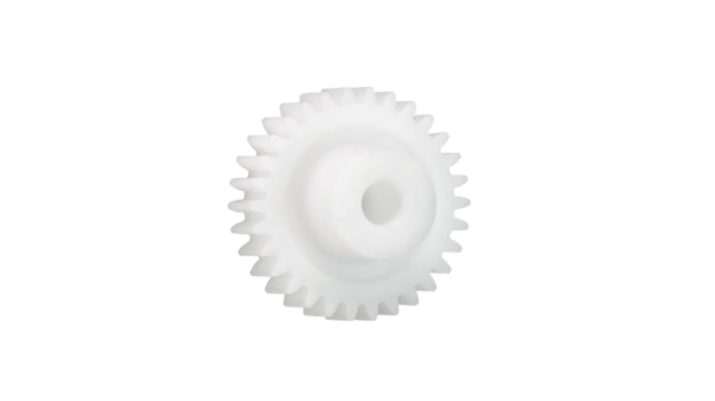 Igus 直齿轮, 38齿, 2模块, 12mm孔径, 26mm轮毂直径, Iguform S270制, 76mm节径,S270GM-ST-200-038-00-120-R
