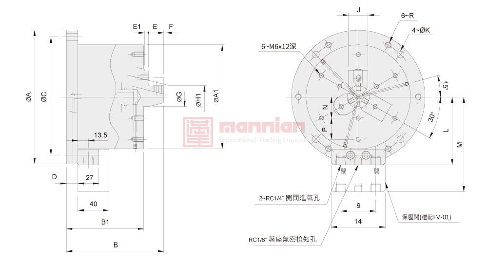 佳贺 Autogrip,三爪/SE,立置式内张后拉卡盘
