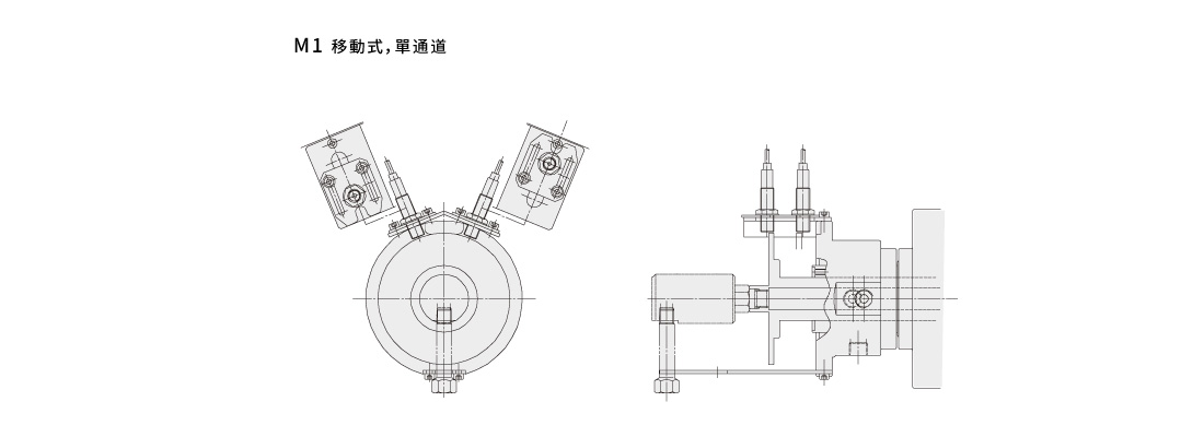 佳贺 Autogrip,回转接头外接型 | RC,回转油压缸